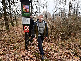 Prezidentský pár na návtv národní pírodní rezervace Soos u Frantikových...