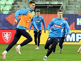 Do pípravy u se zapojil i útoník Patrik Schick (vlevo).