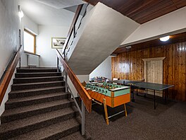 Interiéry Labské boudy  v Krkono�ích (11. listopadu 2025)