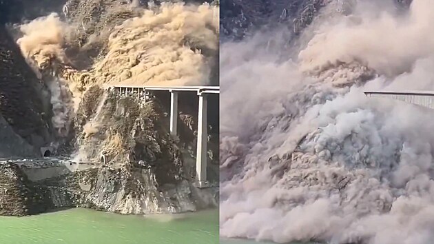 V ín se zítila ást nedávno oteveného mostu