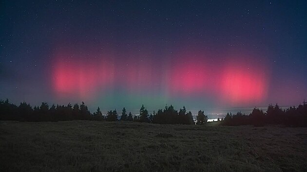 Pol�rn� z��e nad �pindlerov�m Ml�nem. (11. listopadu 2025)