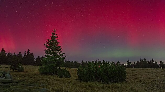 Pol�rn� z��e nad �pindlerov�m Ml�nem. (11. listopadu 2025)