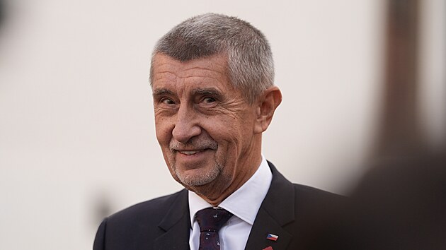 Andrej Babi� na tiskov� konferenci po setk�ni s prezidentem Petrem Pavlem. (12. listopadu 2025)