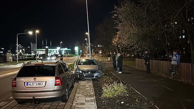 Nehoda v Kladn� Kro�ehlavech. (10. listopadu 2025)