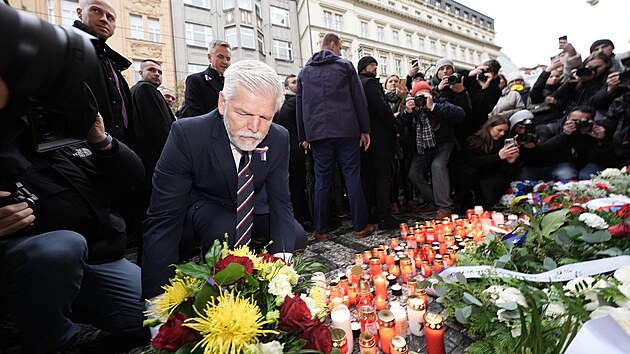 �esko si p�ipom�n� v�ro�� sametov� revoluce. Prezident Petr Pavel. (17. listopadu 2025)