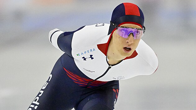 Metodj Jílek v závod na pt kilometr pi Svtovém poháru v Salt Lake City.