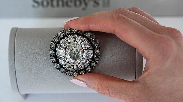 Diamantovou bro� kdysi nosil Napoleon Bonaparte na klobouku a na�la se na bitevn�m poli u Waterloo. (12. listopadu 2025)