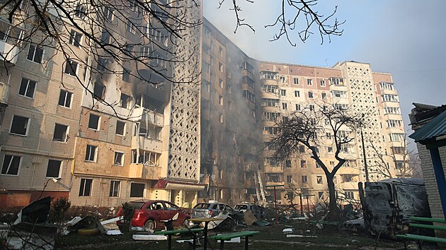 Rusko za�to�ilo na ukrajinsk� Ternopil, zas�hlo i n�kolikapatrov� obytn� budovy. (19. listopadu 2025)