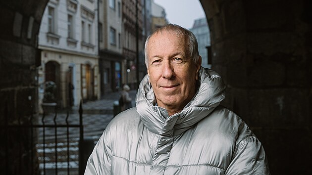 Bývalý agent Mosadu, spisovatel a noviná Gad imron v Praze (28. listopadu...