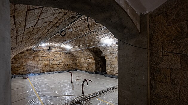 Stavba n�v�t�vnick�ho a vzd�l�vac�ho centra Bylink�rium v are�lu Domova svat�ho Josefa v �ir�i (5. listopadu 2025)