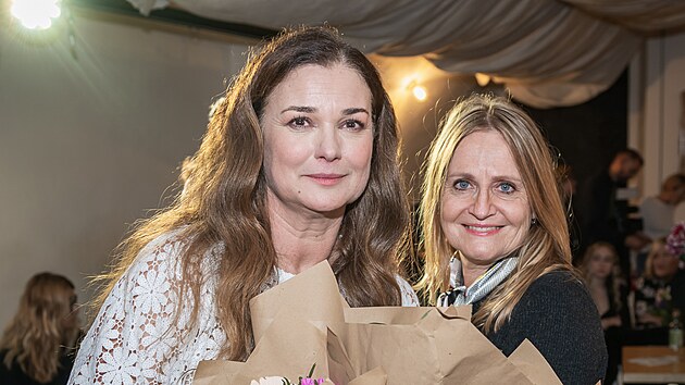 Martina Preissov� a Regina �andov� na k�tu knihy Tv� M. (13. listopadu 2025)