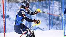Mikaela Shiffrinová v prvním kole slalomu ve finském Levi