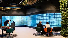 Sou�ástí pobo�ky je i zóna ur�ená pro setkávání. (12. listopadu 2025)