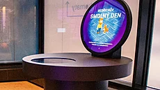 Náv�t�vníci si mohou zahrát i hry s finan�ní tematikou. (12. listopadu 2025)