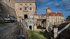 Na hrad� Veve�í byla zahájena obnova Ji�ní brány s novým náv�t�vnickým centrem...