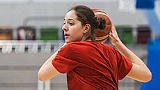 Nela Nétková na reprezentaním srazu.