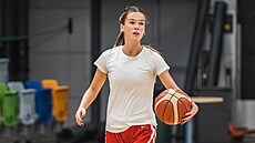�eská basketbalistka Charlotte Velichová na reprezenta�ním srazu.
