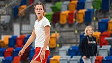Charlotte Velichová na tréninku.
