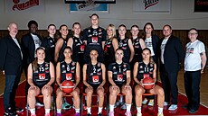 Týmové foto výb�ru Visby Ladies, za který nastupuje také Nela Nétková (25).