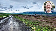 Zarstající lom SA. Ve výezu Pavel Peout.