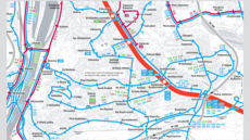 Jak ovlivní dopravu nový Dvorecký most - zm�ny linkového vedení autobus�.