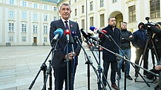 Prezident Petr Pavel jednal s p�edsedou ANO Andrejem Babi�em. Prezident chce,...