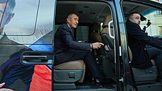 Prezident republiky Petr Pavel (vlevo) a p�edseda hnutí ANO Andrej Babi�, 12. listopadu 2025.