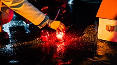 Oslavy výro�í 17. listopadu 1989 se odehrály také v ostravských Mariánských...