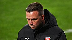 Kou eských fotbalist Jaroslav Köstl po utkání se San Marinem.