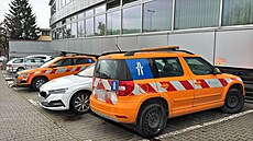 V sídle �editelství silnic a dálnic (�SD) na pra�ském Ka�erov� zasahují...