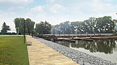 Vizualizace podoby nového p�ístavu na Pahrbku v Napajedlích. Plány na výstavbu...