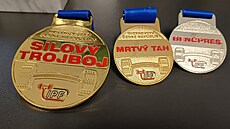 Na leto�ním republikovém �ampionátu v silovém trojboji Vít Okrouhlý obhájil...