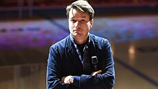 Brnnský architekt Ondej Chybík se svým vítznýn projektem Horácké arény,...