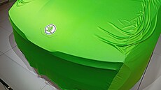 Škoda Vision O na veletrhu e-SALON v předvečer zahájení veletrhu na výstavišti...