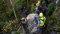 Skalní �ety národního parku �eské �výcarsko a m�sta D��ína odstra�ují v...