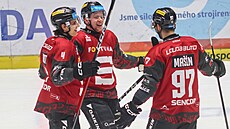 Hrái Sparty se tí z gólu proti Plzni.