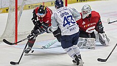 Dominik Simon z Plzn� zakon�uje na bránu Sparty.