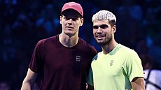 Jannik Sinner a Carlos Alcaraz ped vzájemným finále Turnaje mistr