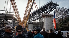 Vym�n�ny budou ocelové konstrukce, které budou nahrazeny replikami. Na snímku...