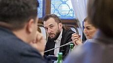 Volba p�edsedy mediálního výboru. Na snímku Ond�ej Babka (ANO). (13. listopadu...