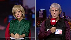 Izraelská hereka a herec v roli reportér BBC, Rachel a Haryho. V satirickém...