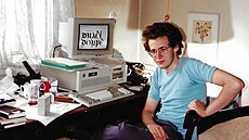 Martin Klíma v dra�ím doup�ti v roce 1992.