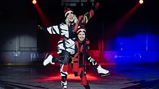 Krasobrusla�i Natálie a Filip Taschlerovi na prezentaci kolekce pro olympijské...