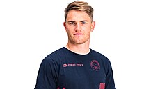 Biatlonista Tomá� Mikyska v tri�ku z nové olympijské kolekce, které si m��ou...