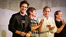 Film Na horách uvedla v Tanvaldu delegace.