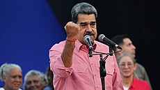 Venezuelský prezident Nicolás Maduro vyzývá k obran� p�ed mo�ným americkým...