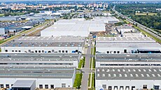 V prmyslové zón v Ostrav - Hrabové pracují tisíce lidí. (12. listopadu 2025)