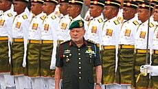 Malajsijský král a sultán johorský Ibrahim (31. srpna 2025)