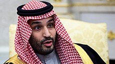 Saúdskoarabský korunní princ Muhammad bin Salmán nav�tívil Bílý d�m. Tam ho...