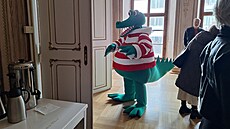 Maskot Brn�nských Vánocích 2025, je� po�ádá zdej�í Turistické informa�ní...